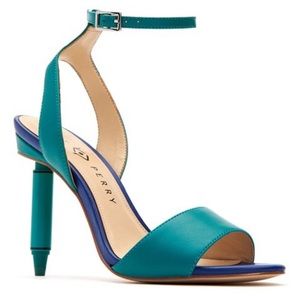 Katy Perry crayon heeled sandals “Aqua the Ink”